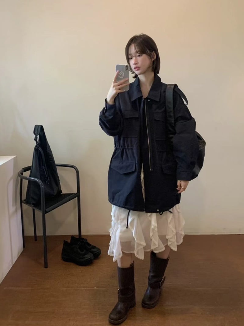 There By - Korean Women Fashion - #momslook - Monday Field Jacket - 10