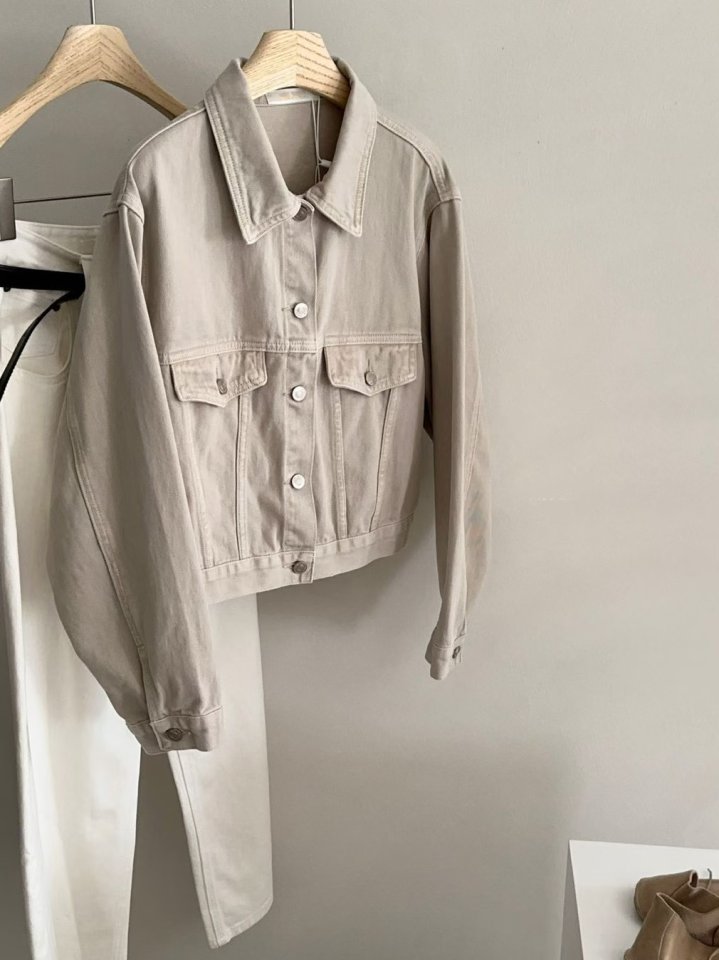 There By - Korean Women Fashion - #momslook - Earth Denim Jacket