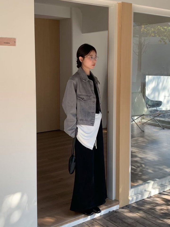 There By - Korean Women Fashion - #momslook - Earth Denim Jacket - 9