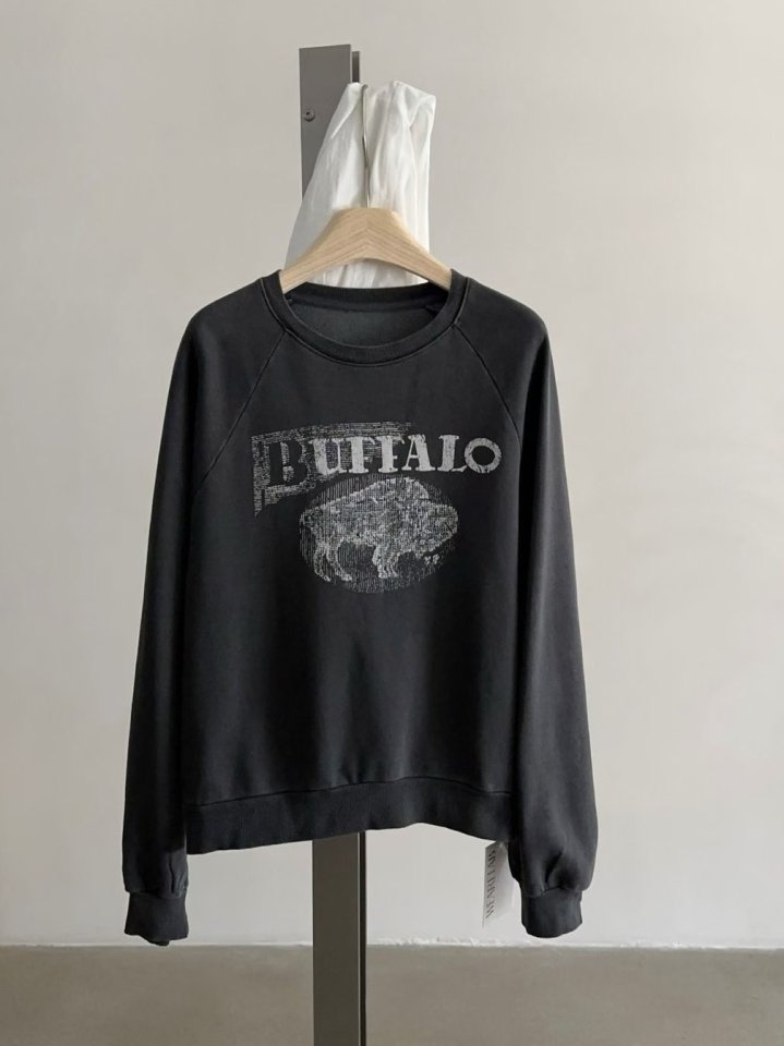 There By - Korean Women Fashion - #momslook - Buffalo Sweatshirts - 6