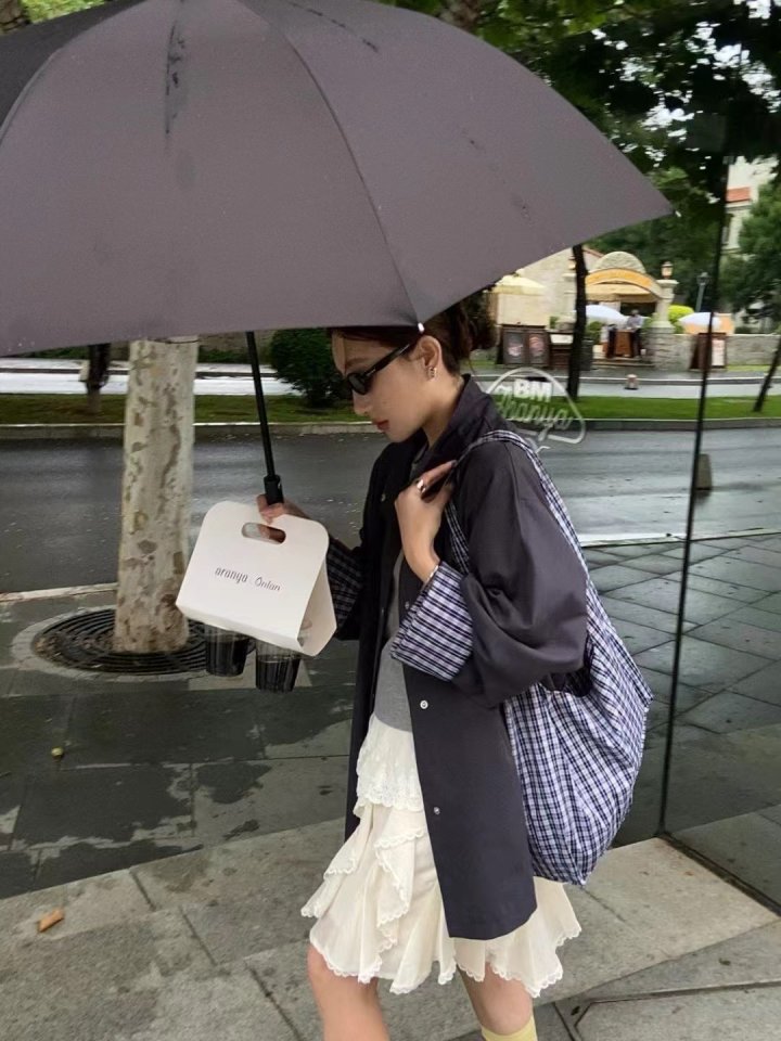 There By - Korean Women Fashion - #momslook - Noten Check Sleeved Jumper - 6