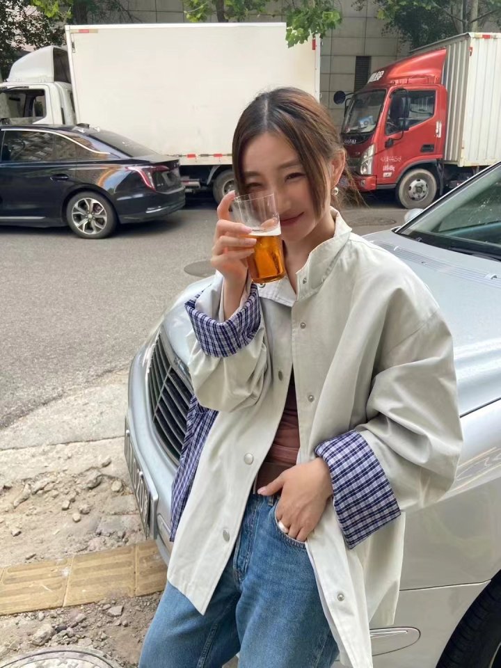 There By - Korean Women Fashion - #momslook - Noten Check Sleeved Jumper - 8
