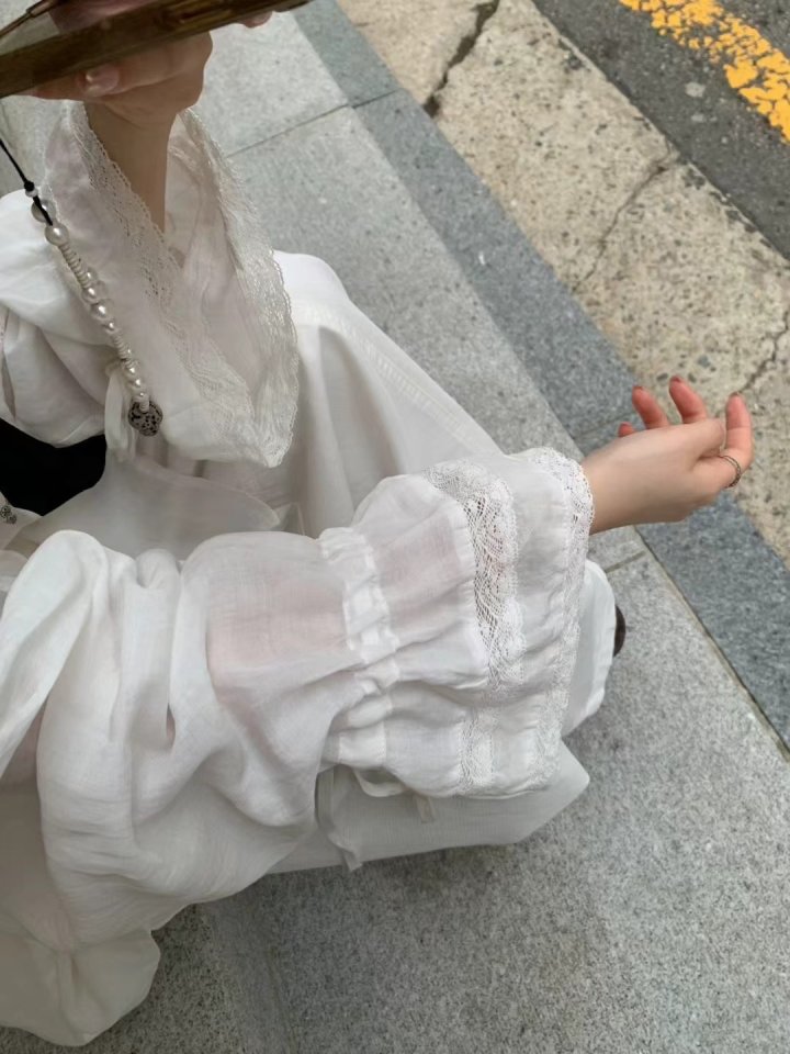 There By - Korean Women Fashion - #momslook - Heather Blouse - 11
