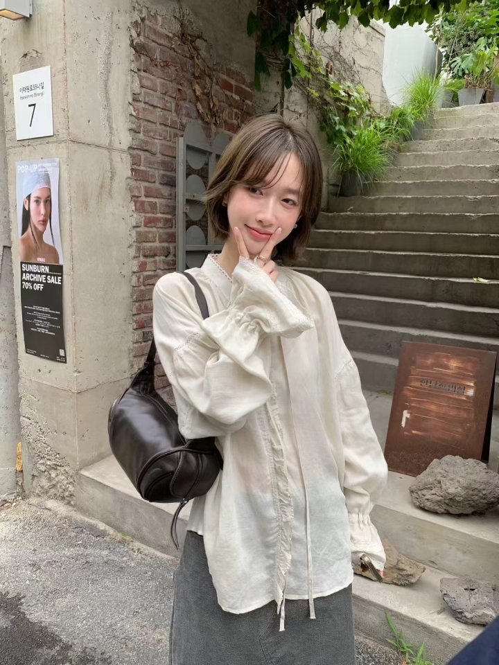 There By - Korean Women Fashion - #momslook - Heather Blouse - 7