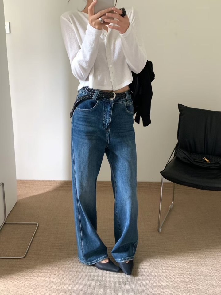 There By - Korean Women Fashion - #womensfashion - 992 Straight Denim Pants - 4