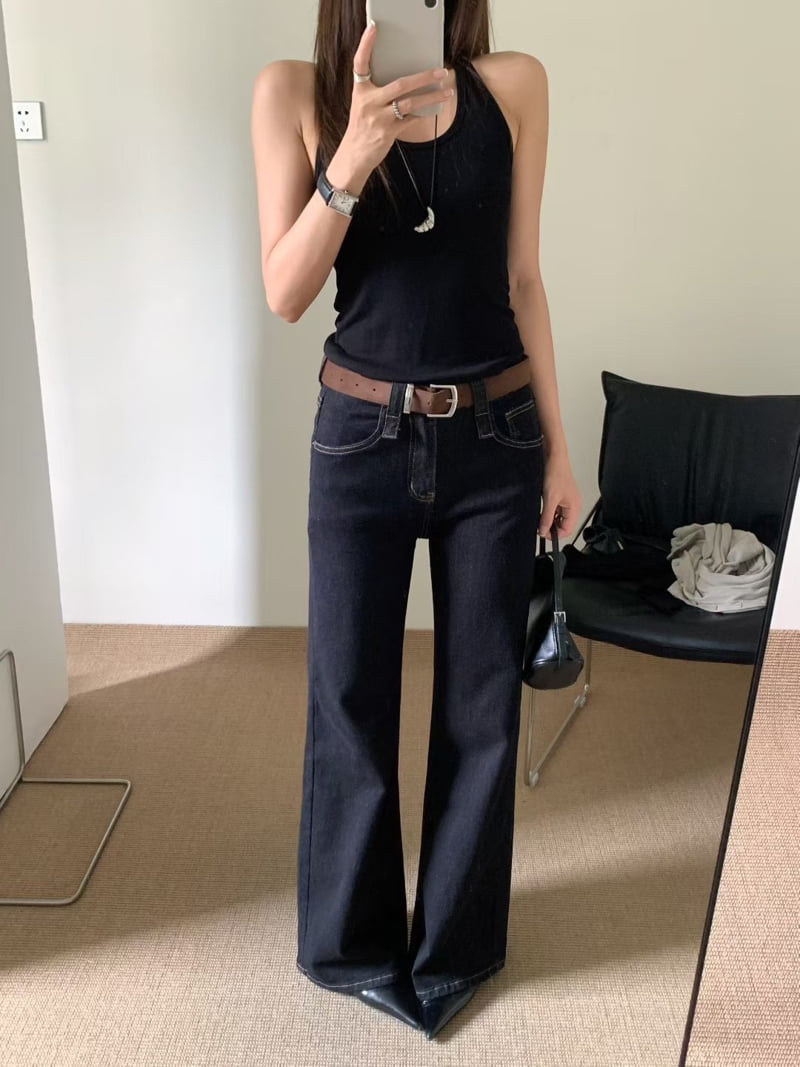 There By - Korean Women Fashion - #momslook - 997 Bootscut Denim Pants