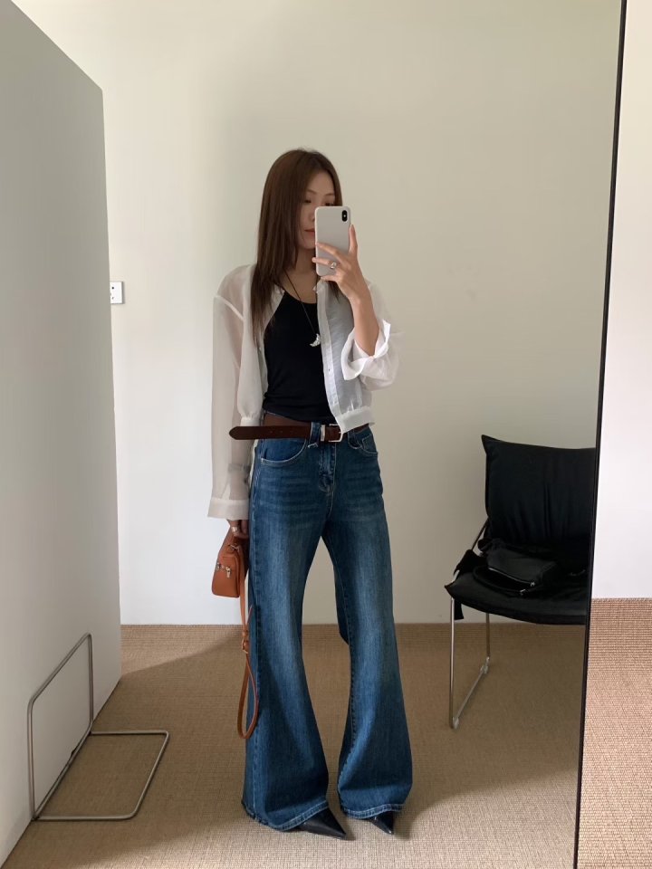 There By - Korean Women Fashion - #momslook - 997 Bootscut Denim Pants - 5