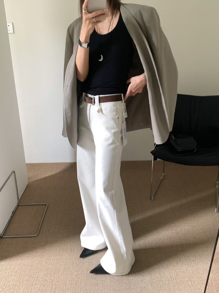 There By - Korean Women Fashion - #momslook - 997 Bootscut Denim Pants - 7