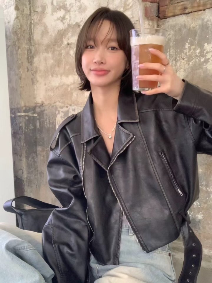 There By - Korean Women Fashion - #pursuepretty - Dien Vega Leather Jumper - 5