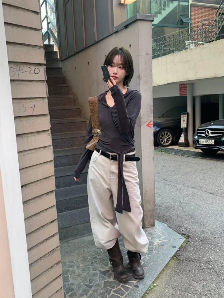 There By - Korean Women Fashion - #romanticstyle - Like Tee - 5
