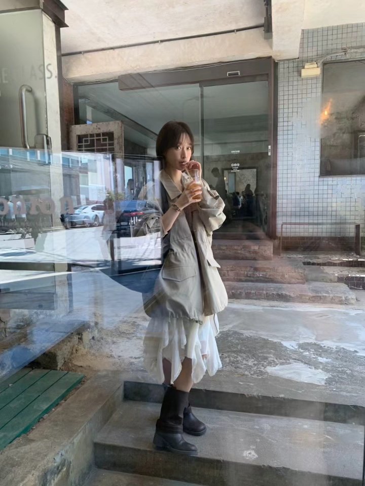 There By - Korean Women Fashion - #restrostyle - Monday Field Jacket - 4