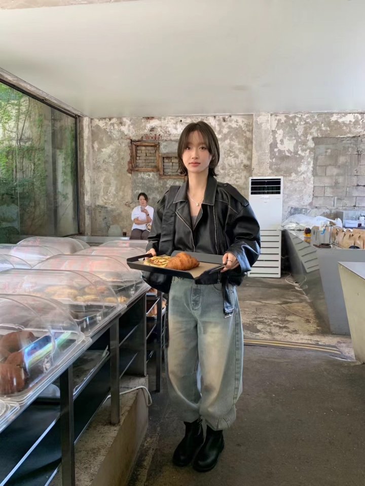 There By - Korean Women Fashion - #shopsmall - Dien Vega Leather Jumper - 8