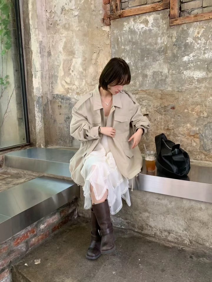 There By - Korean Women Fashion - #shopsmall - Monday Field Jacket - 5