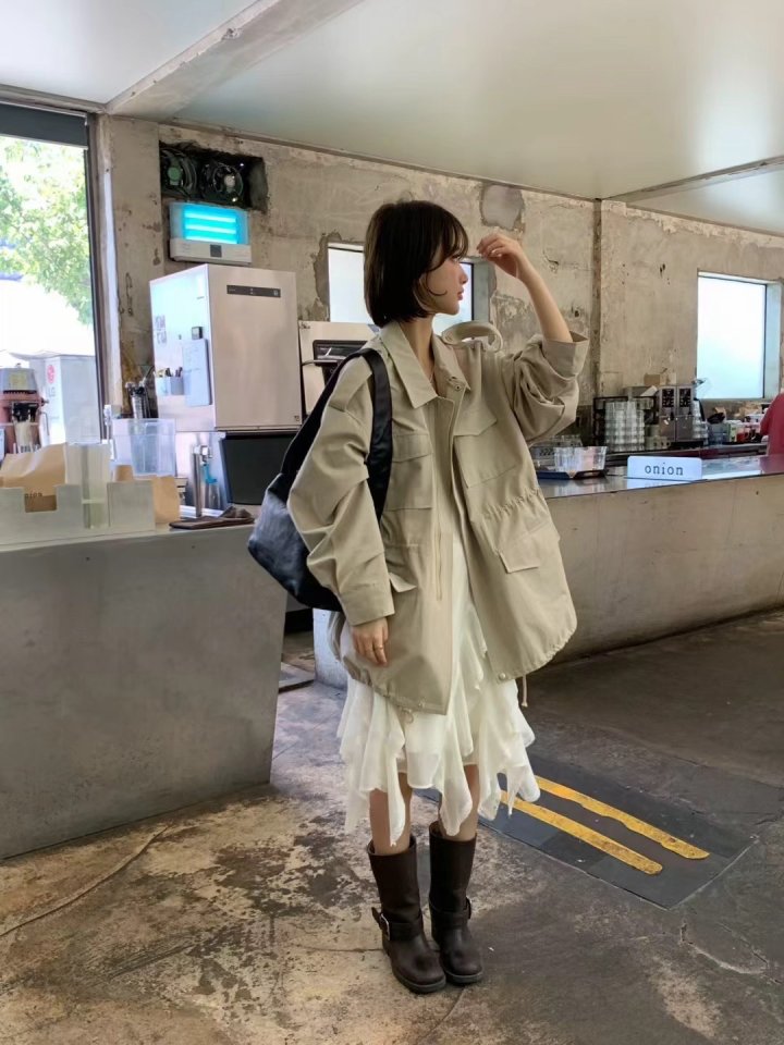There By - Korean Women Fashion - #thelittlethings - Monday Field Jacket - 7