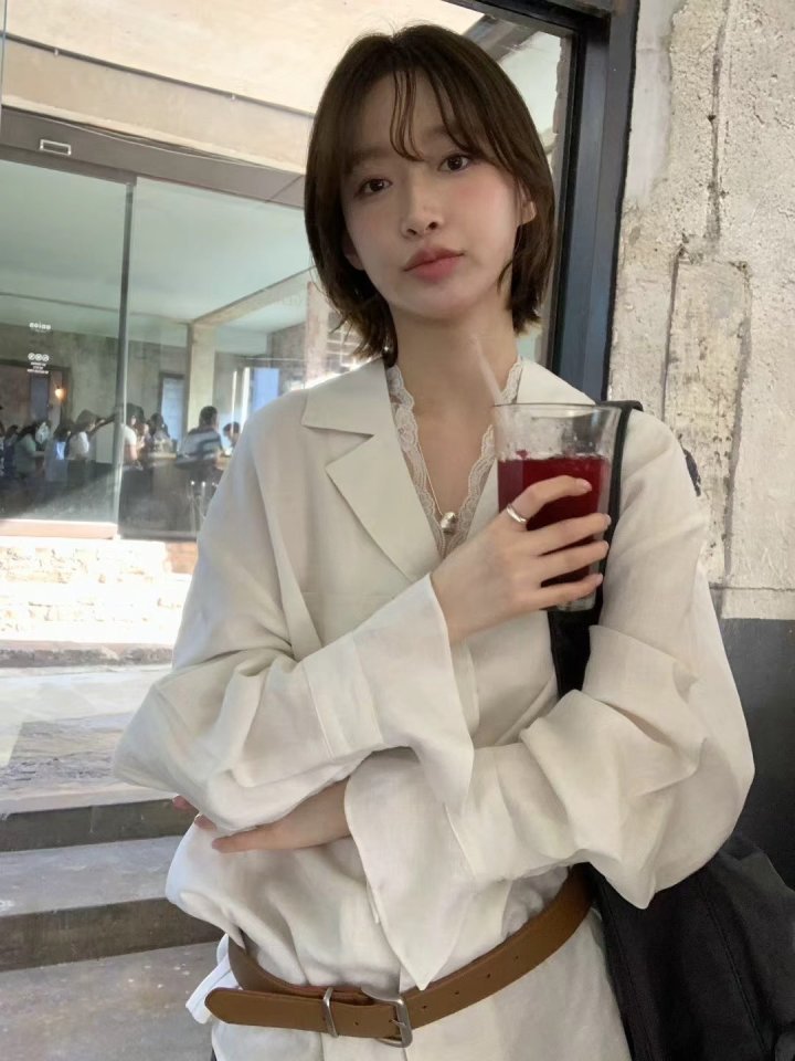 There By - Korean Women Fashion - #vintagekidsstyle - Ray Pocket Shirt - 6