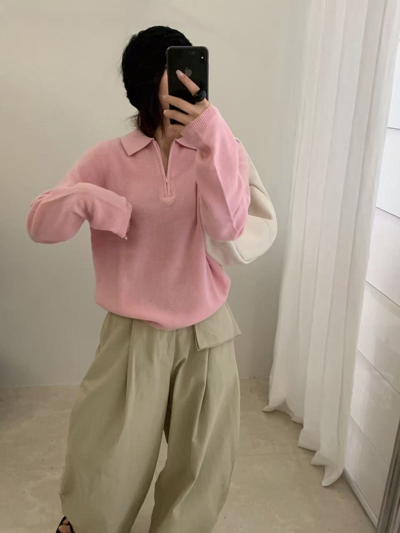 There By - Korean Women Fashion - #womensfashion - Ellie Wool Collar Knit top - 7