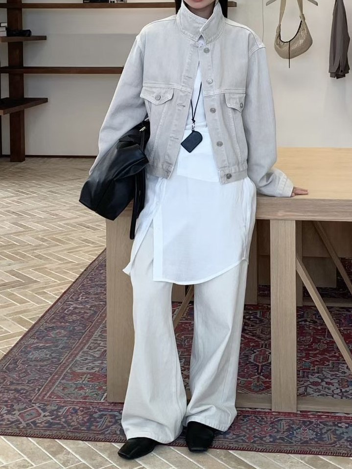 There By - Korean Women Fashion - #womensfashion - Earth Denim Jacket - 6