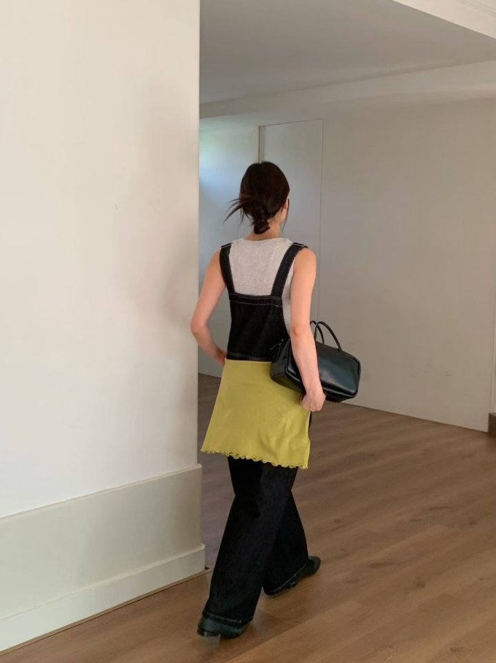 There By - Korean Women Fashion - #womensfashion - Suspender Denim Overalls - 2