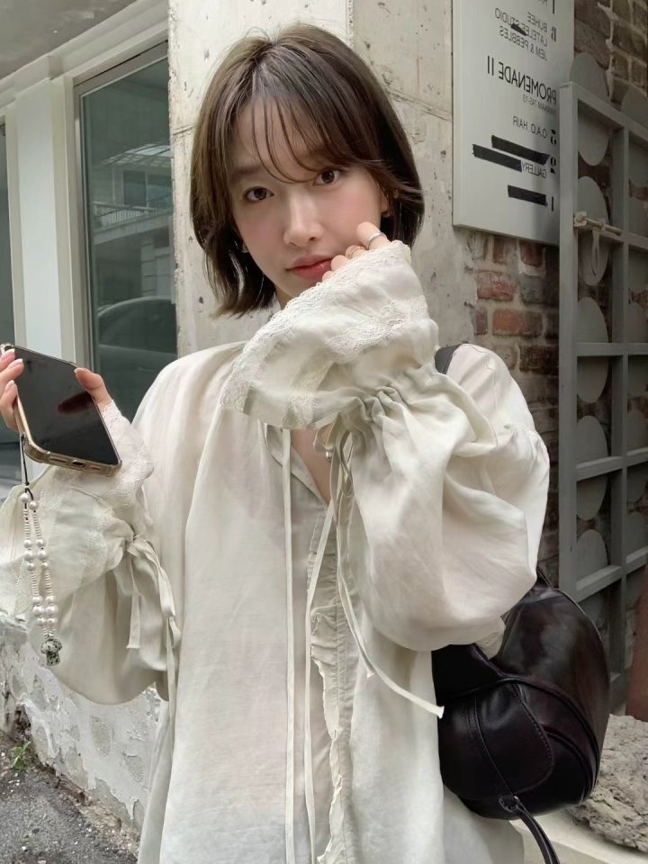 There By - Korean Women Fashion - #womensfashion - Heather Blouse - 8