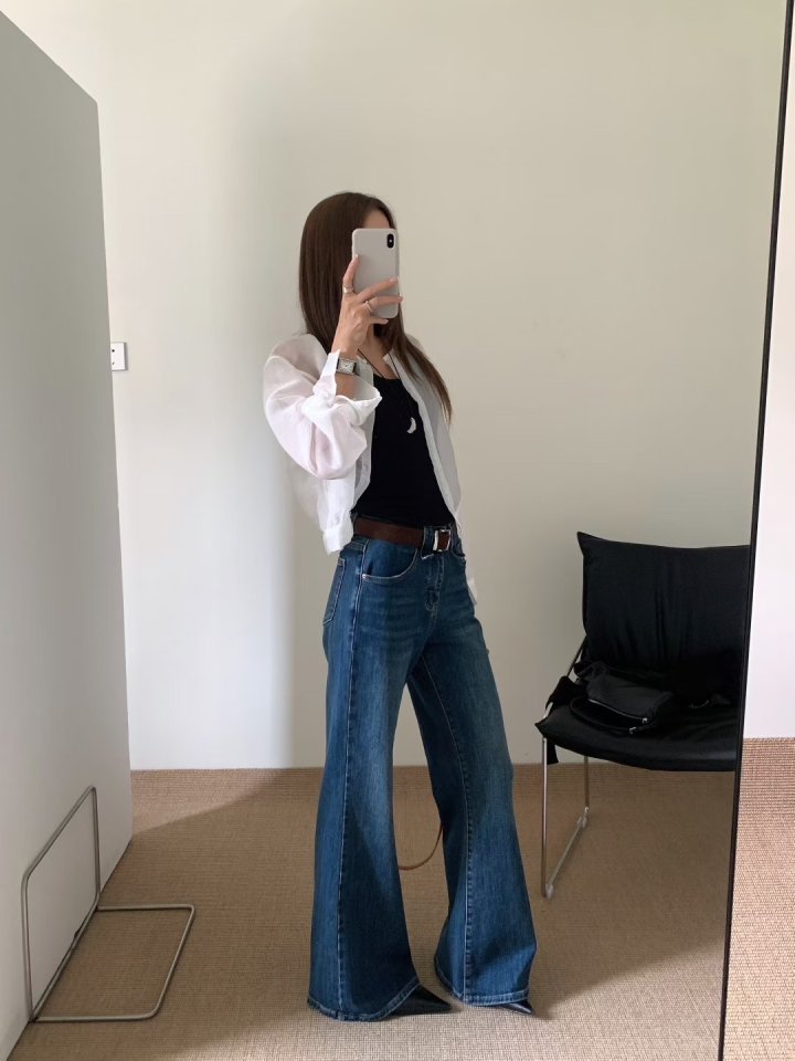 There By - Korean Women Fashion - #momslook - 997 Bootscut Denim Pants - 4