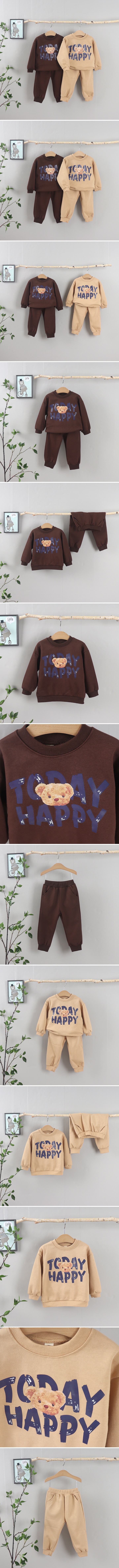 Tony - Korean Children Fashion - #designkidswear - Happy Bear Set
