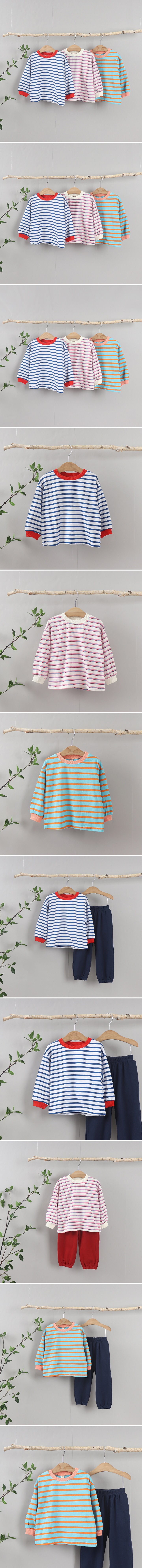 Tony - Korean Children Fashion - #kidsstore - Stripe Tee No.5