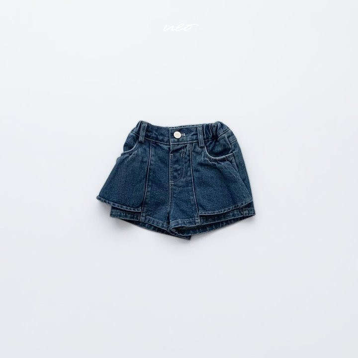 U Eo - Korean Children Fashion - #Kfashion4kids - Petit Culotte Denim Pants