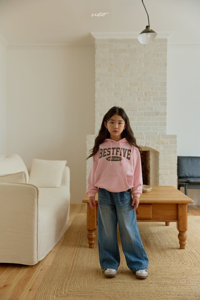 U Eo - Korean Children Fashion - #Kfashion4kids - Signature Wide Denim Pants - 12