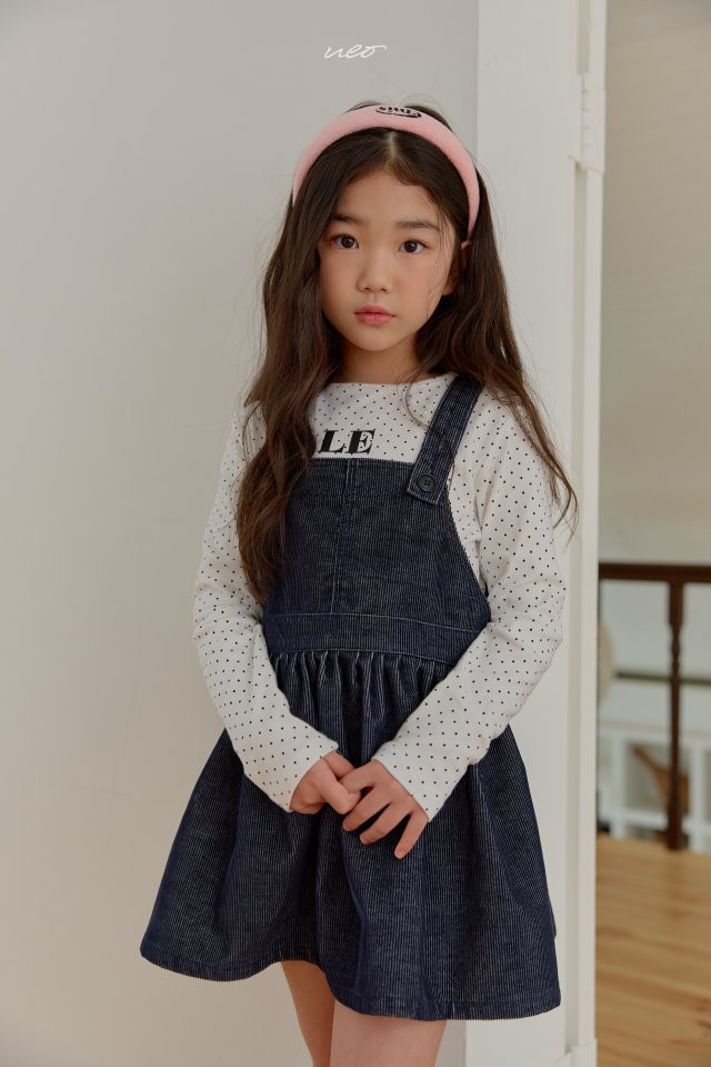 U Eo - Korean Children Fashion - #childofig - Tulip Corduroy Suspender One-piece - 11