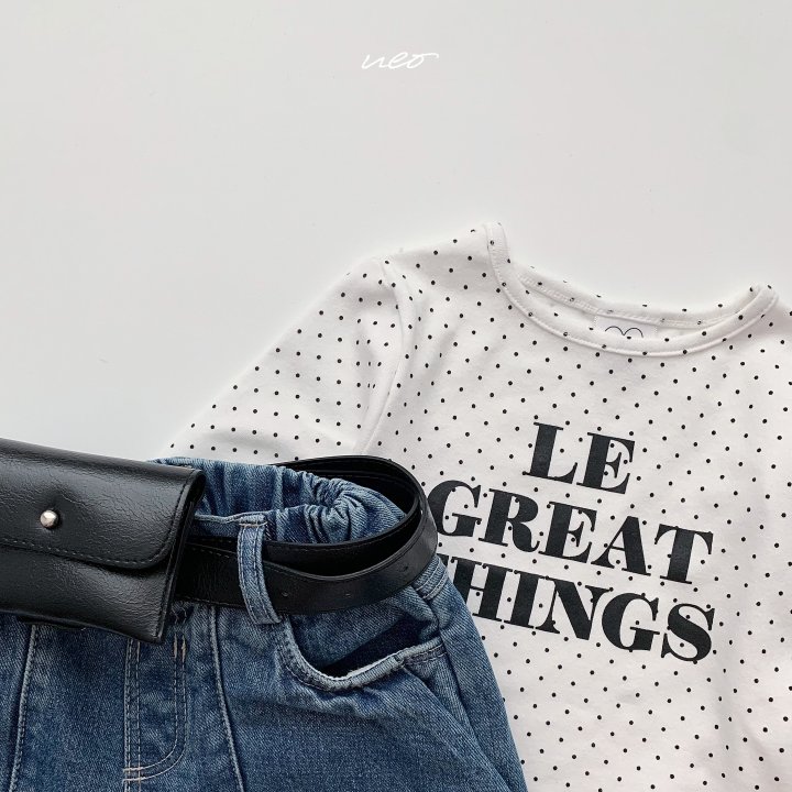 U Eo - Korean Children Fashion - #childofig - Petit Culotte Denim Pants - 6