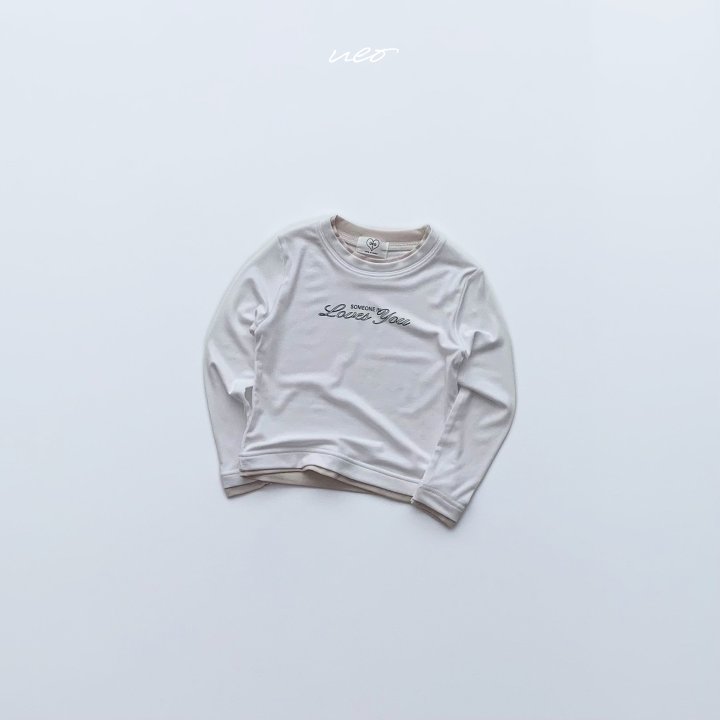 U Eo - Korean Children Fashion - #childofig - Love You Layered Tee - 5