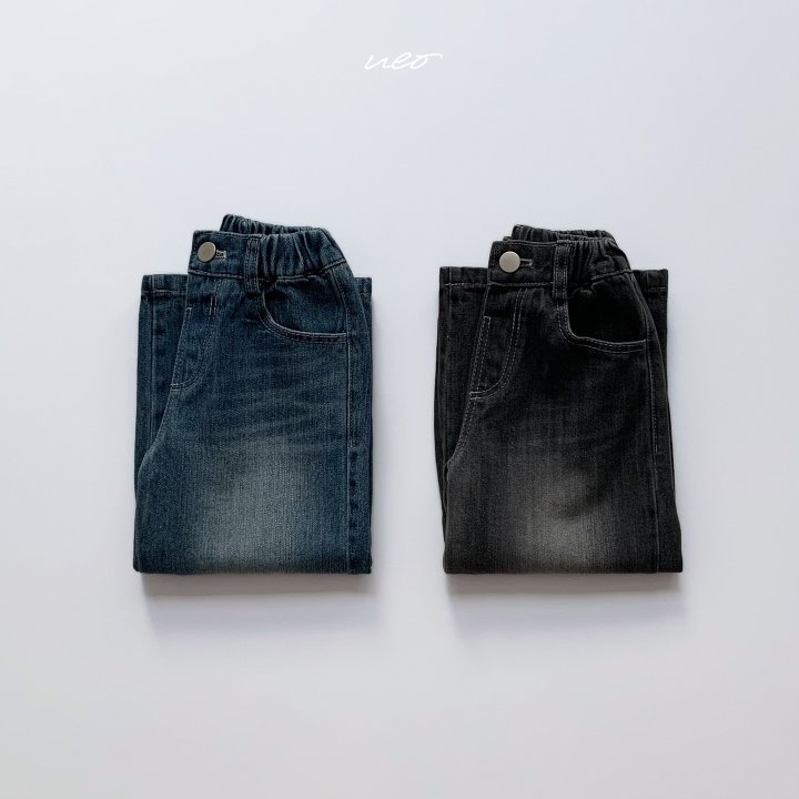 U Eo - Korean Children Fashion - #childofig - Signature Wide Denim Pants - 3