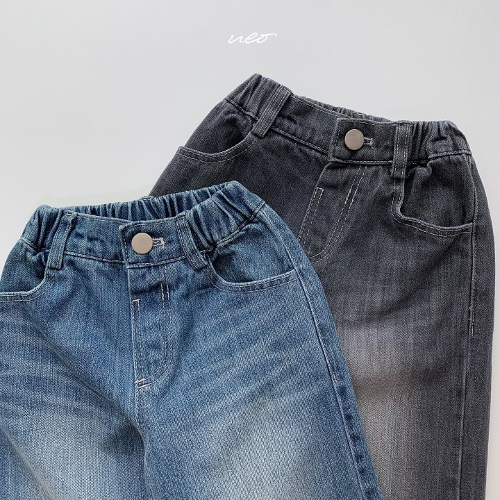 U Eo - Korean Children Fashion - #childofig - Signature Wide Denim Pants - 4