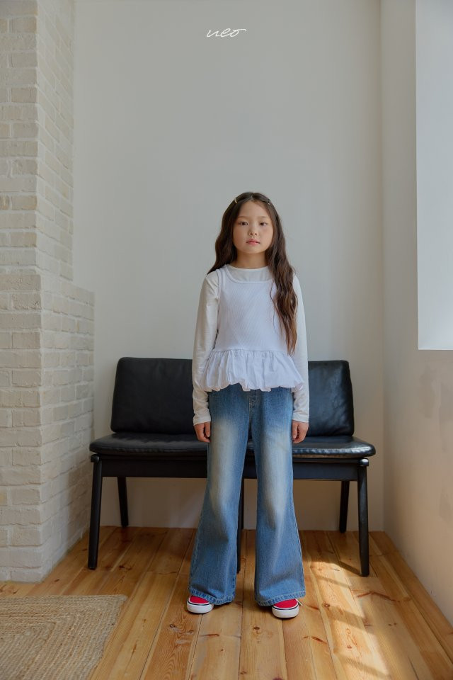 U Eo - Korean Children Fashion - #childofig - Balloon Ribbed Sleeveless - 8