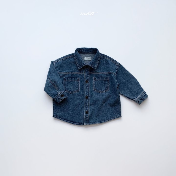 U Eo - Korean Children Fashion - #childrensboutique - Wild Denim Shacket - 3