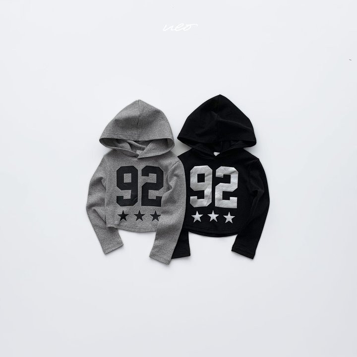 U Eo - Korean Children Fashion - #childrensboutique - 92 Star Hoodie