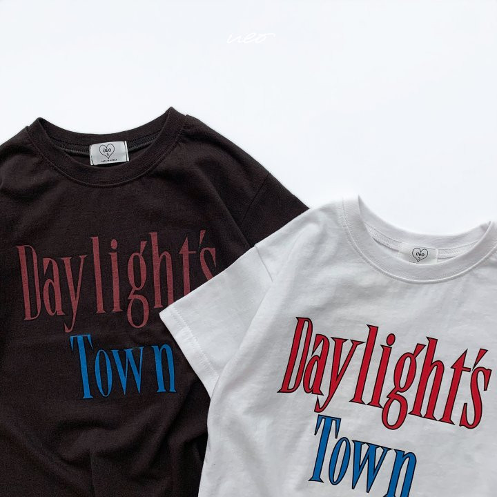 U Eo - Korean Children Fashion - #childrensboutique - Daylight Boxy Tee