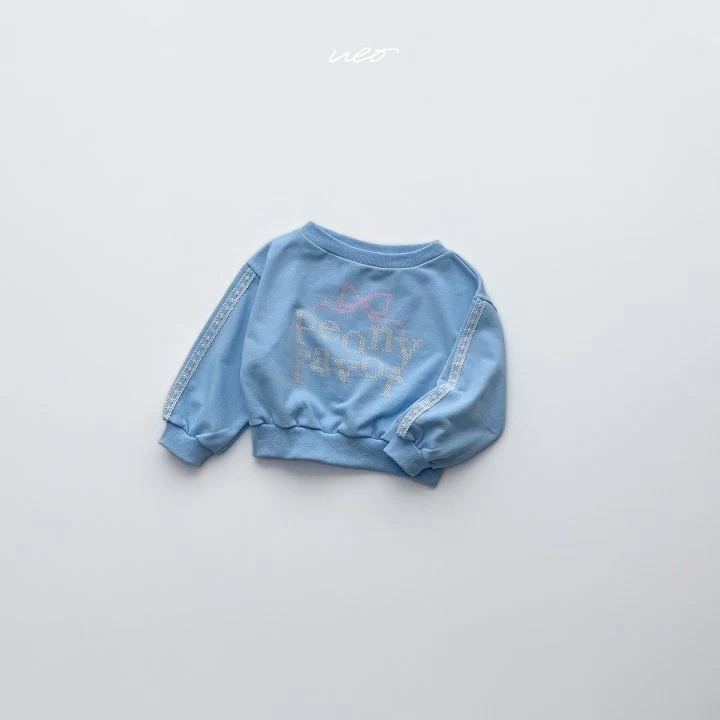 U Eo - Korean Children Fashion - #designkidswear - Peony Boat Neck Sweatshirt - 3