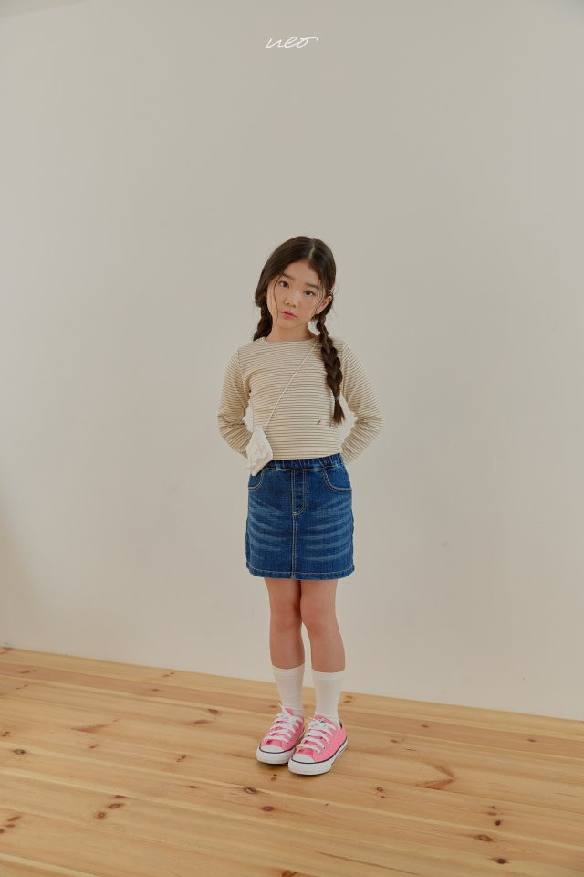 U Eo - Korean Children Fashion - #designkidswear - Micro Denim Skirt - 8