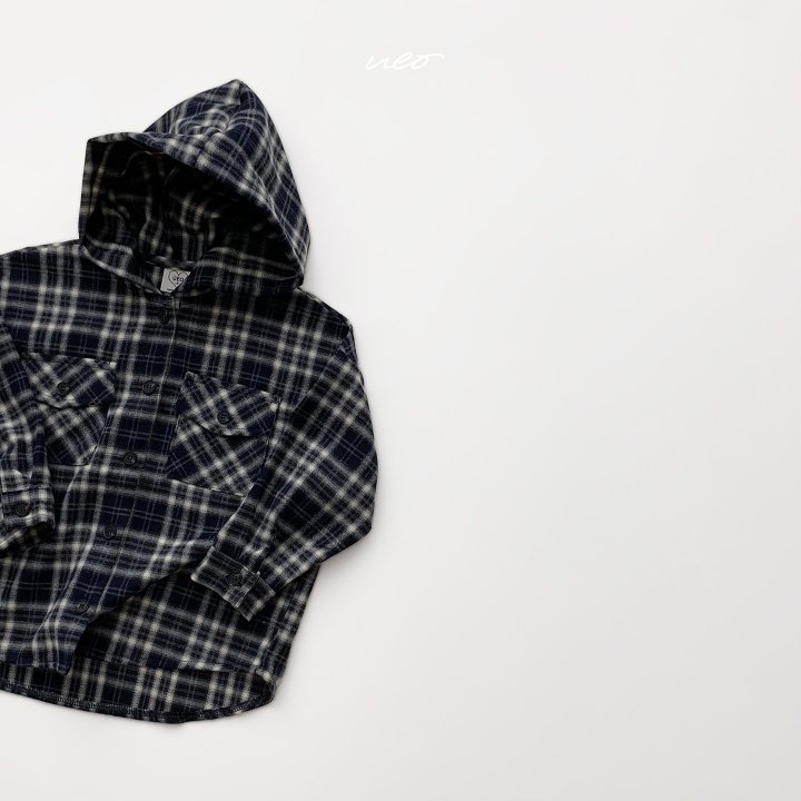 U Eo - Korean Children Fashion - #discoveringself - Teto Check Hoodie Shirt - 6