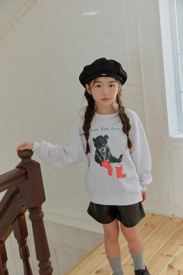 U Eo - Korean Children Fashion - #discoveringself - Red Boots Bear Sweatshirt - 12