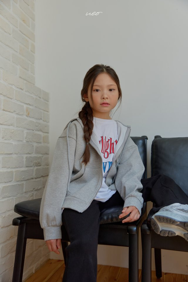 U Eo - Korean Children Fashion - #discoveringself - E-Star Hoodie Zip-Up - 8