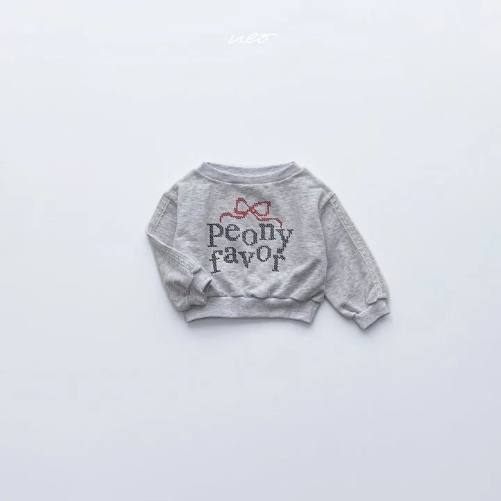 U Eo - Korean Children Fashion - #fashionkids - Peony Boat Neck Sweatshirt - 5
