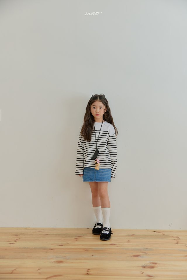 U Eo - Korean Children Fashion - #fashionkids - Ivy Stripe Tee - 12