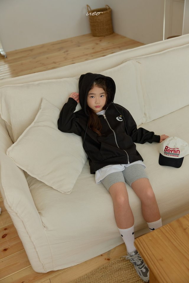 U Eo - Korean Children Fashion - #kidsshorts - E-Star Hoodie Zip-Up - 10