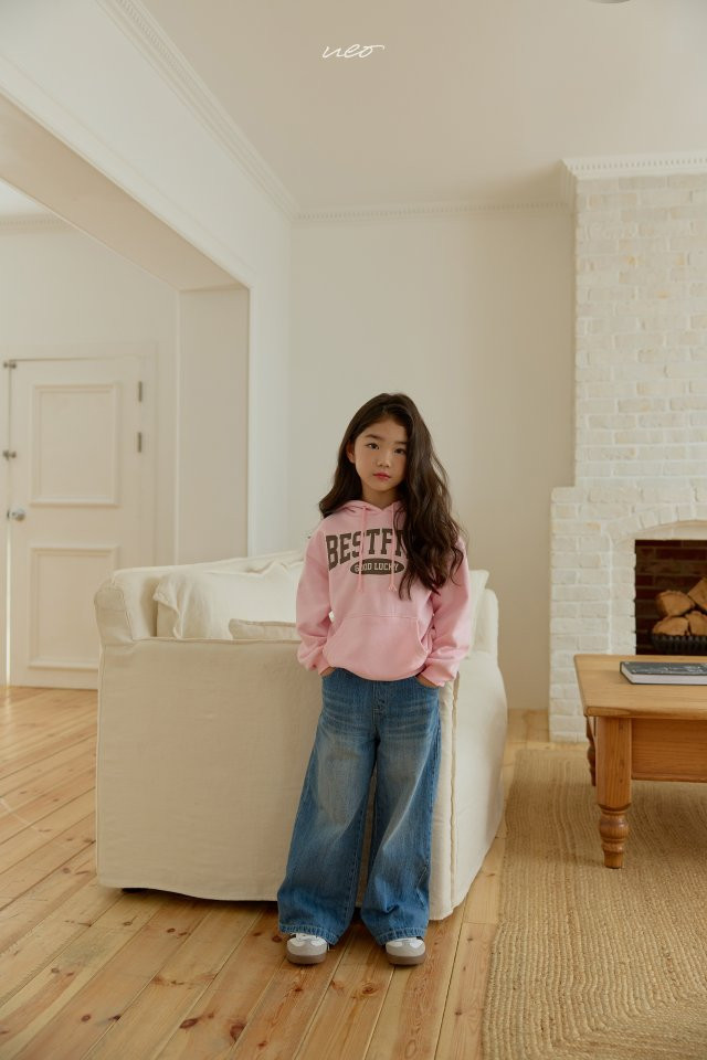 U Eo - Korean Children Fashion - #kidsstore - Signature Wide Denim Pants - 10