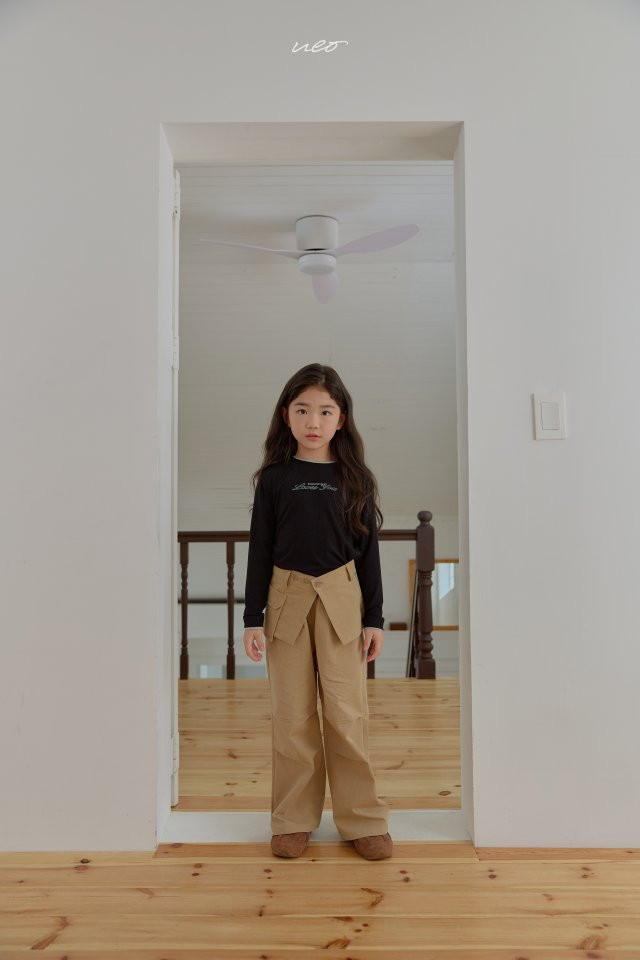 U Eo - Korean Children Fashion - #kidzfashiontrend - Trendy Cargo Wrap Skirt - 9