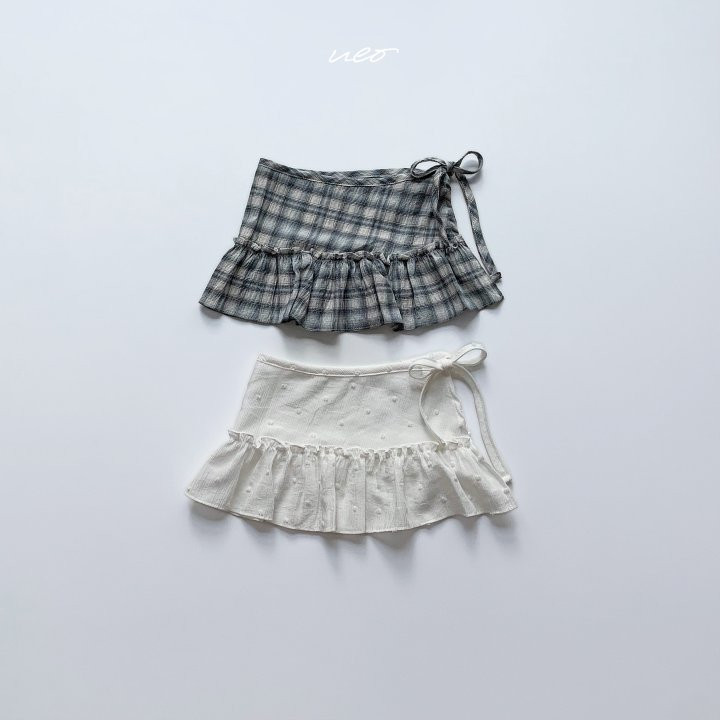 U Eo - Korean Children Fashion - #kidzfashiontrend - Again Girl Wrap Skirt