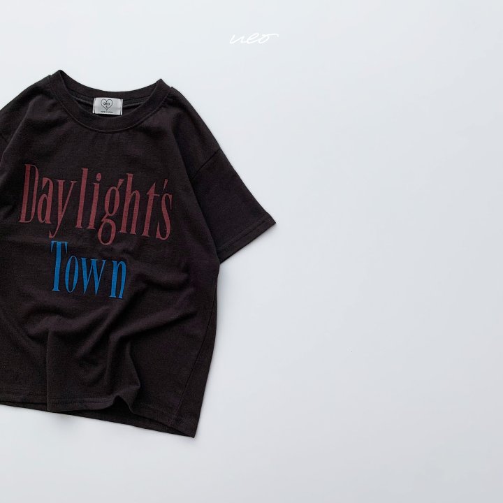 U Eo - Korean Children Fashion - #kidzfashiontrend - Daylight Boxy Tee - 7