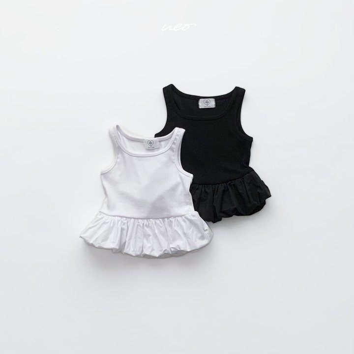 U Eo - Korean Children Fashion - #kidzfashiontrend - Balloon Ribbed Sleeveless